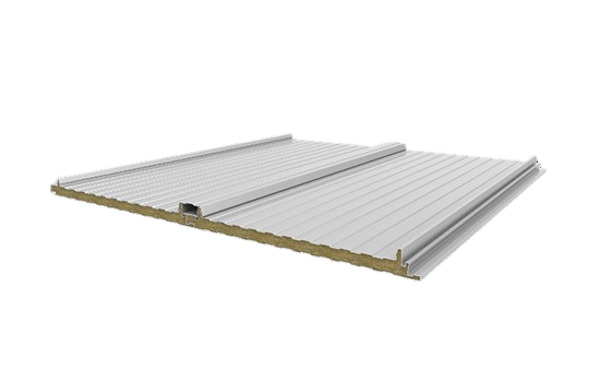 Panel Sandwich Lana de Roca Cubierta Ignífuga Ahorro en la Construcción