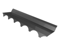 Remate Cumbrera de Pared Accesorio Teja tipo Sandwich en Perú