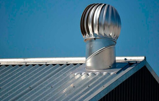 Ventilación Estática Lineal Sombrerete Giratorio